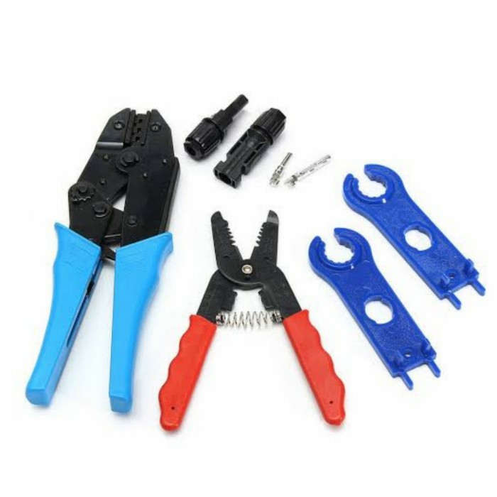 Foto 4 Crimping tool set-alat instalasi panel surya